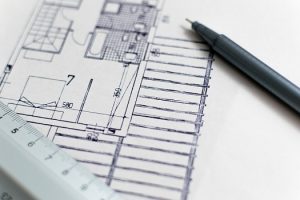 Architecture-blueprint-for-a-home-bar-layout
