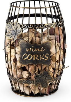 Decorative-barrel-cage-cork-holder