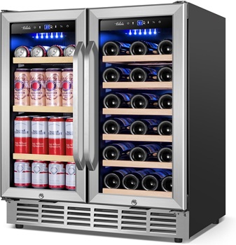 Velieta-30-inch-dual-zone-wine-beverage-fridge